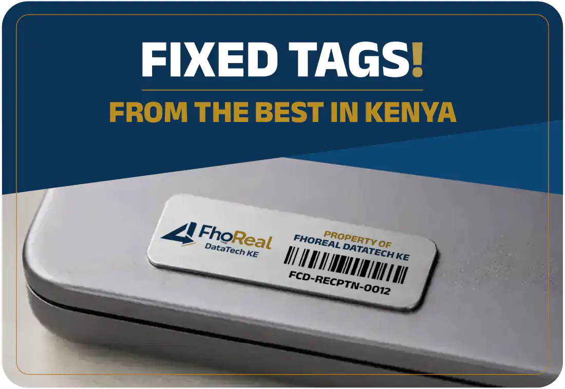 Common asset tag formats Selection of numbered aluminium, barcode and QR code asset tags